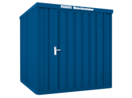 Säbu Gelakte materiaalcontainer FLADAFI® met houten vloer
