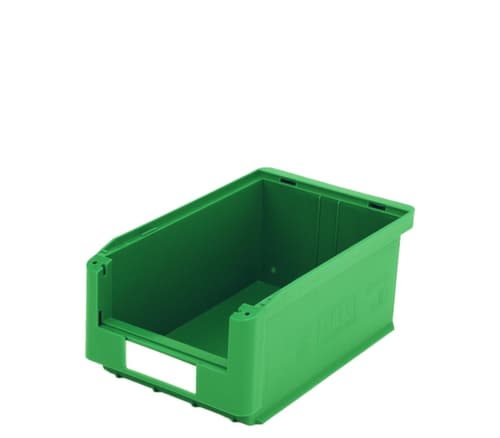 zichtbak Top hoog belastbaar, groen, diepte 350 mm, polypropyleen