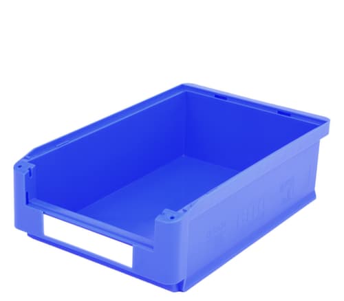 zichtbak Top hoog belastbaar, blauw, diepte 500 mm, polypropyleen
