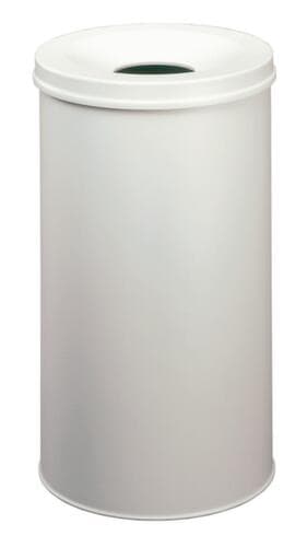 Durable Zelfdovende prullenmand, 60 l, lichtgrijs, bovendeel lichtgrijs