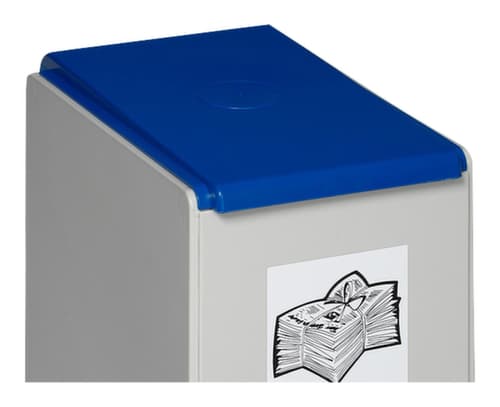 VAR Deksel voor afvalverzamelbox, blauw