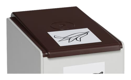 VAR Deksel voor afvalverzamelbox, bruin