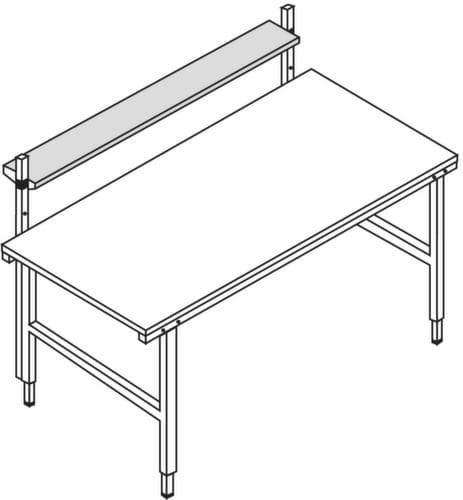 Rocholz Legbord voor paktafel, breedte x diepte 1600 x 400 mm