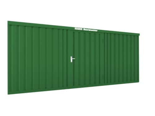 Säbu Gelakte materiaalcontainer FLADAFI® met houten vloer