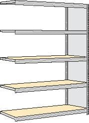 regalwerk Spaanplaten inhaakstelling met legborden, hoogte x breedte x diepte 2000 x 1695 x 426 mm, 5 legborden