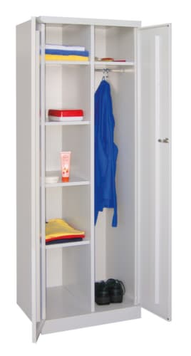 PAVOY Kleding/linnenkast Basis Plus met 4 legplanken, vakbreedte 300 mm