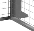 TROAX Hoekverbinding voor draadgaas wand