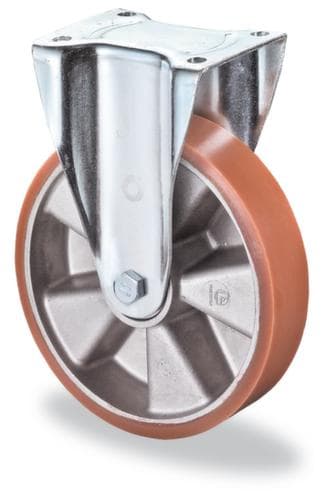 BS-ROLLEN Polyurethaan wiel met aluminium velg