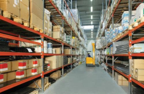 META Palletstelling MULTIPAL voor 8 pallets, 2870 mm breed, 4 opslagniveaus
