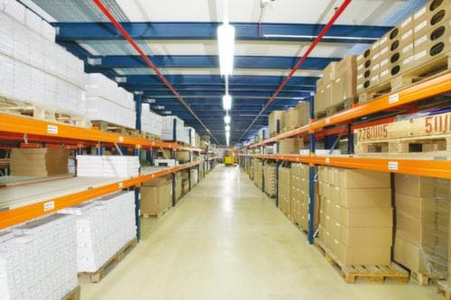 META Palletstelling MULTIPAL voor 8 pallets, 2870 mm breed, 4 opslagniveaus