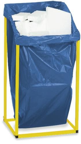 Kunststof zakken met groot volume, 240 l, blauw