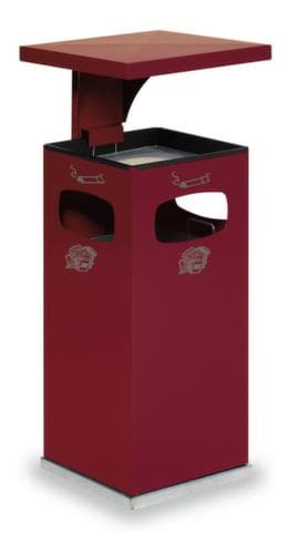 Combi-asbak met 3 inworpopeningen