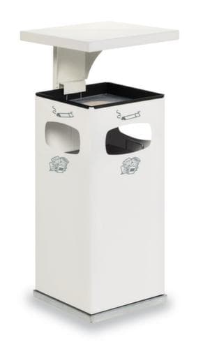 Combi-asbak met 3 inworpopeningen
