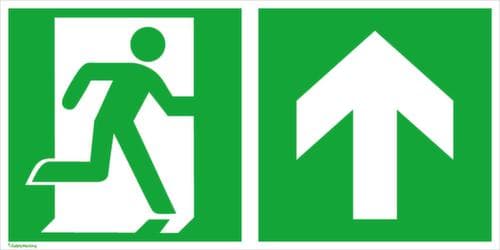 Bord voor vluchtroutesignalering SafetyMarking® nooduitgang