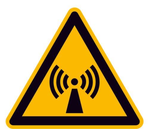 Waarschuwingsbord voor laserstraal