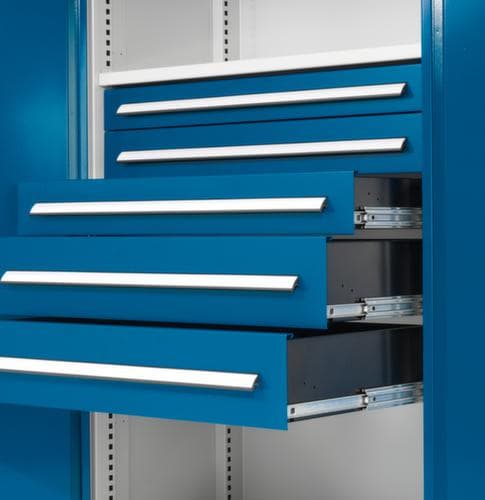 Kappes Werkplaatskast RasterPlan® met deuren in geperforeerde plaat, 4 lade(n)