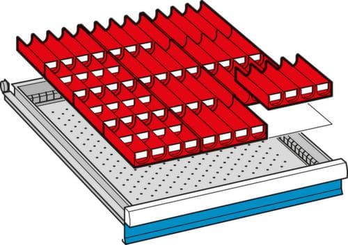 Set bakken set voor laden 564 mm