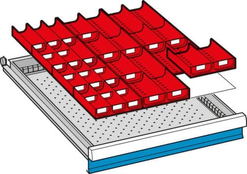 Set bakken set voor laden 564 mm