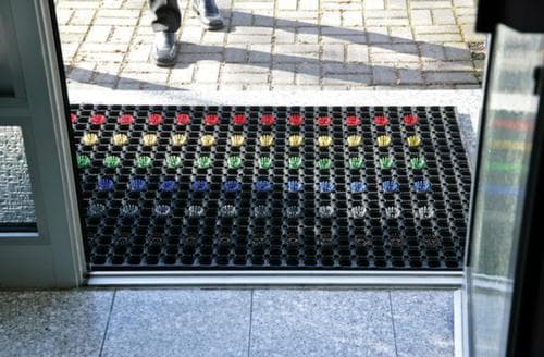 Miltex Rubberen vloermat Eazycare Scrub, lengte x breedte 1500 x 1000 mm