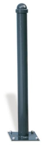Trottoirpaal met halve kogelkop