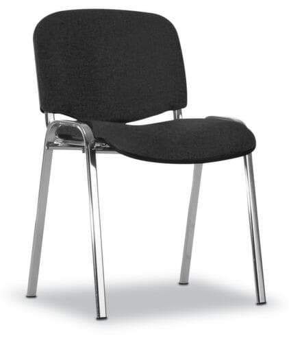 Nowy Styl 12-hoog stapelbare bezoekersstoel ISO met bekleding