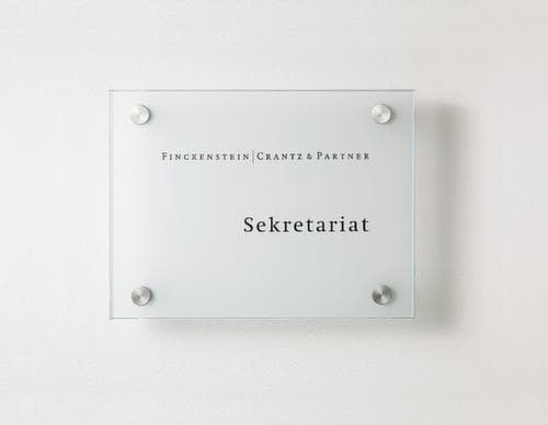 Deurbord CRISTALLO van EVG, liggend formaat 150