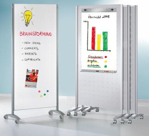 Kerkmann Scheidingswand Metropol, hoogte x breedte 1750 x 800 mm, wand wit