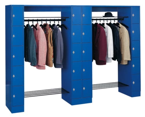 C+P Locker met kapstok Classic met 20 vakken, breedte 2840 mm