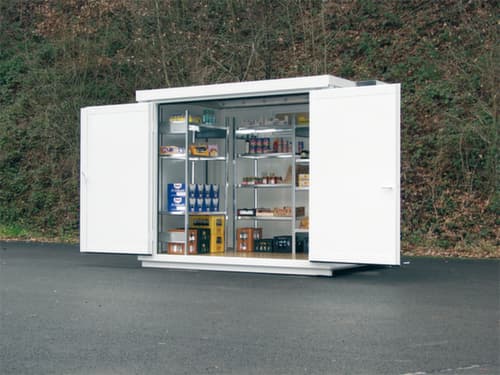 Säbu Geïsoleerde materiaalcontainer met kant-en-klaar gemonteerde vloer