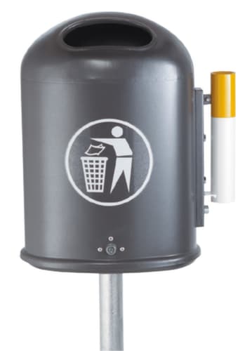 Sticker voor afvalbak