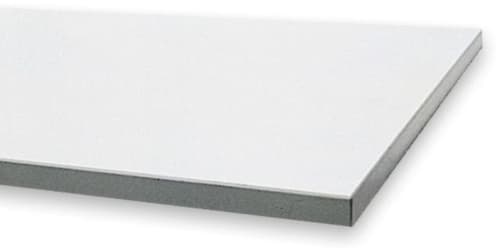 Werktafel aanbouwelement met zwaar frame, breedte x diepte 1250 x 750 mm, plaat lichtgrijs