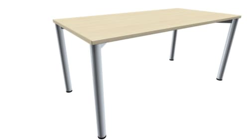 Gera Vergadertafel Basis, breedte x diepte 1600 x 800 mm, plaat esdoorn