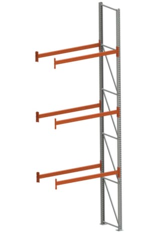 META Palletstelling MULTIPAL voor 4 pallets, 1825 mm breed, 4 opslagniveaus