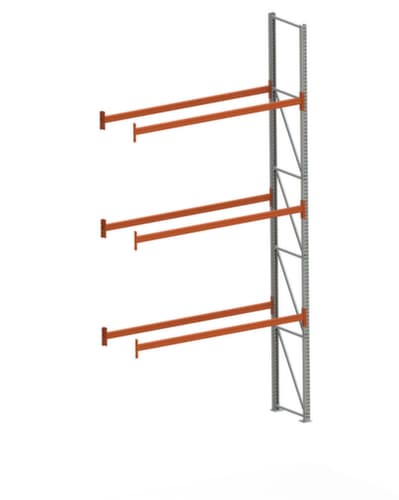 META Palletstelling MULTIPAL voor 8 pallets, 2785 mm breed, 4 opslagniveaus