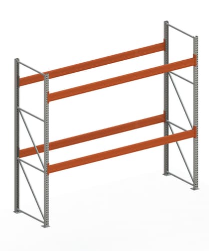 META Palletstelling MULTIPAL voor 12 pallets, 3770 mm breed, 3 opslagniveaus