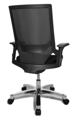 Topstar Bureaustoel Autosynchro SY met armleuningen, rugleuning met netbekleding en rugdrager, zwart
