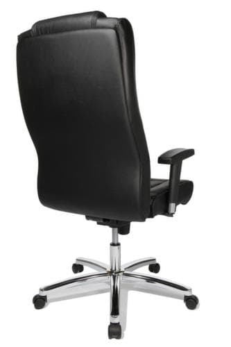 Topstar Draaistoel Chairman 10, bekleding leer, zwart