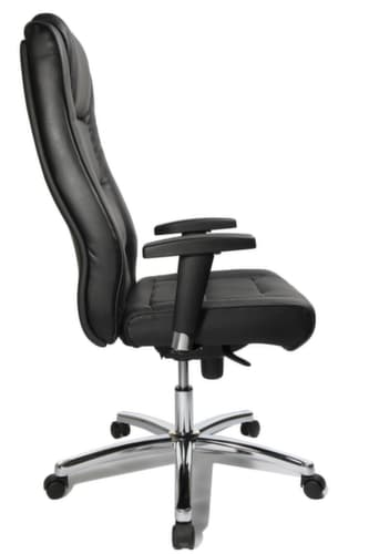 Topstar Draaistoel Chairman 10, bekleding leer, zwart