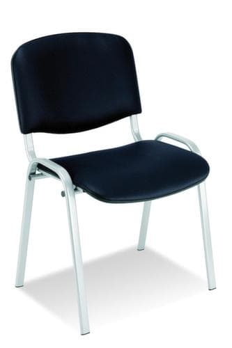 Nowy Styl 12-hoog stapelbare bezoekersstoel ISO met bekleding