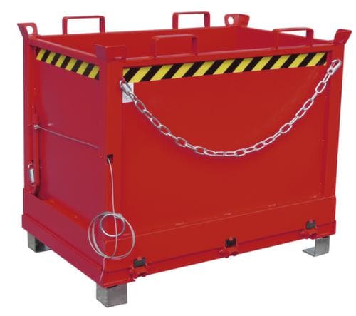 3-hoog stapelbare bodemklepcontainer tot 2 m³