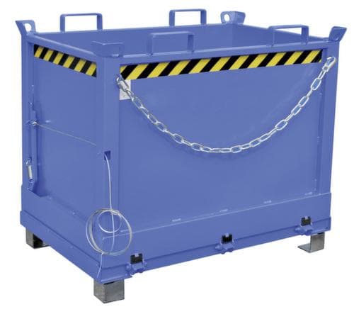 3-hoog stapelbare bodemklepcontainer tot 2 m³