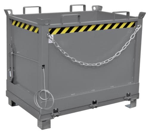 3-hoog stapelbare bodemklepcontainer tot 2 m³