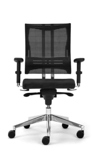 Nowy Styl Bureaustoel, rugleuning met netbekleding, zwart