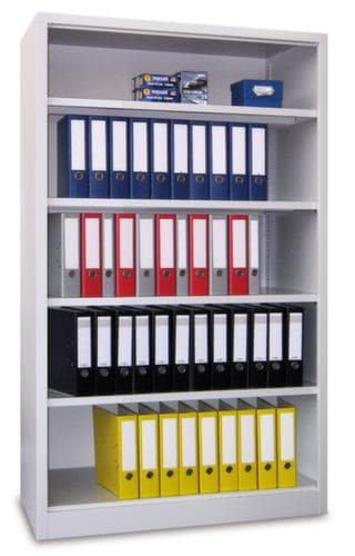 PAVOY Kantoorstelling Basis met achterwand en 4 legborden