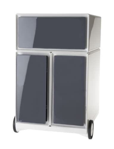 Paperflow Rolcontainer easyBox met HR uittrekbaar, 1 lade(n), wit/antraciet