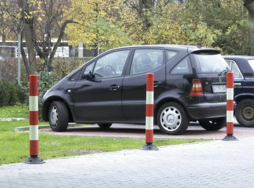 Moravia Zelfoprichtende afzetpaal FlexPin, hoogte 1000 mm, zonder voet