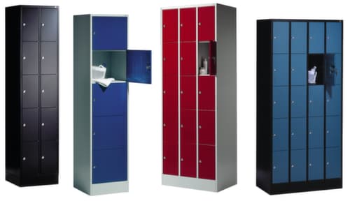 C+P Lockersysteem Classic met maximaal 20 vakken en sokkel