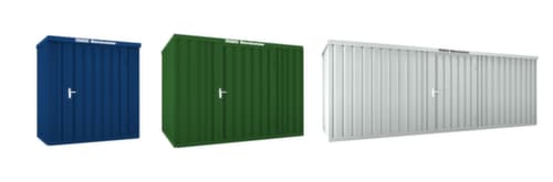 Säbu Gelakte materiaalcontainer FLADAFI® met houten vloer