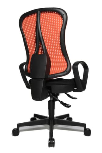 Topstar Bureaustoel HEAD POINT SY, rugleuning met netbekleding, zwart