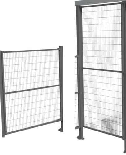 TROAX Veiligheidshek voor machines met maaswijdte 100x20 mm